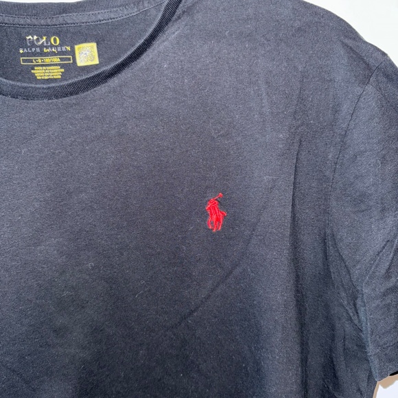 Mens Black Medium Polo T-shirt - Picture 2 of 3